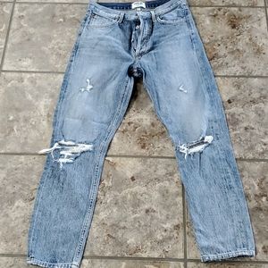 Agolde Riley High Rise Crop Jeans